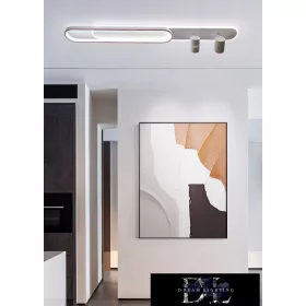   UNIVERSO Deckenleuchte 2xGU10 Max. 40 W + 50 W 4000 lm 6500 K 1000 × 130 × 120 mm IP20 weiß
