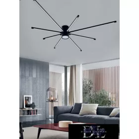  UNIVERSO Deckenleuchte 42 W 3360 lm 4000 K ∅940 x 120 mm Schwarz