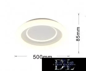 UNIVERSO Deckenleuchte 40 W 3200 lm CCT ∅500 x 85 mm weiß