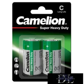 CAMELION SUPER HEAVY DUTY Zink-Chlorid-Batterie R14/C-BP2