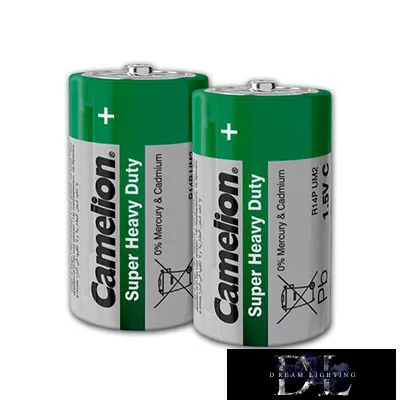 CAMELION SUPER HEAVY DUTY Zink-Chlorid-Batterie R14/C-BP2