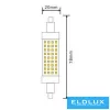 UNIVERSO LED-Glühbirne R7S 8W 880lm 4000K CRI≥80 Ø20x78mm