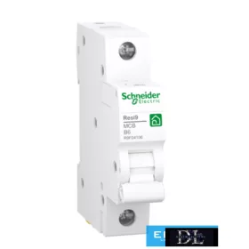   Schneider-Leistungsschalter 1P 6A Typ B 230V AC 4,5kA/60898 Resi9 F