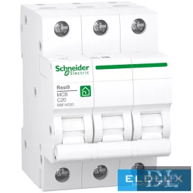 Schneider-Leistungsschalter 3P 20A Typ C 400V AC Resi9 F
