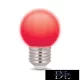 TELFORCEONE Forever Light LED-Glühbirne E27 G45 2 W 230 V rot 5 Stück/Karton