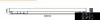 UNIVERSO Magnetisch an Schienen montierbare lineare Lampe DC:48V 14W 1050LM 3000K RA90 IP20 300x45x24mm Schwarz