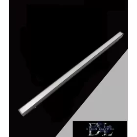   UNIVERSO Magnetisch an Schienen montierbare lineare Lampe DC:48V 24W 1800LM 3000K RA90 IP20 600x45x24mm Schwarz