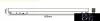 UNIVERSO Magnetisch an Schienen montierbare lineare Lampe DC:48V 24W 1800LM 4000K RA90 IP20 600x45x24mm Schwarz