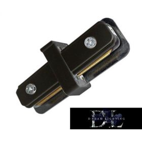 ELDLUX Einphasiger gerader Verbinder für Schiene, schwarz