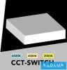 UNIVERSO Quadratisches LED-Panel für den Außenbereich 22 W 2000 lm CCT/Kap. 120° IP20 Weiß 173 x 173 x 36 mm