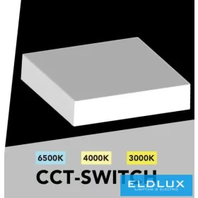   UNIVERSO Quadratisches LED-Panel für den Außenbereich 22 W 2000 lm CCT/Kap. 120° IP20 Weiß 173 x 173 x 36 mm