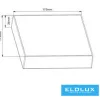 UNIVERSO Quadratisches LED-Panel für den Außenbereich 22 W 2000 lm CCT/Kap. 120° IP20 Weiß 173 x 173 x 36 mm