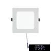 UNO LED Quadratische Einbauleuchte mit Hintergrundbeleuchtung 6 W 3000 K