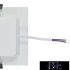 UNO LED Quadratische Einbauleuchte mit Hintergrundbeleuchtung 6 W 3000 K