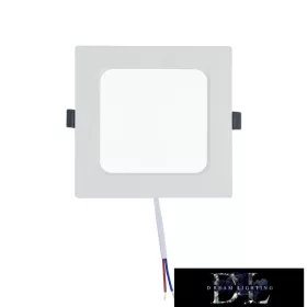   UNO LED Quadratische Einbauleuchte mit Hintergrundbeleuchtung 6 W 4500 K