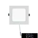 UNO LED Quadratische Einbauleuchte mit Hintergrundbeleuchtung 6 W 4500 K