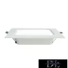UNO LED Quadratische Einbauleuchte mit Hintergrundbeleuchtung 20 W 4500 K