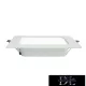 UNO LED Quadratische Einbauleuchte mit Hintergrundbeleuchtung 20 W 4500 K