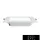UNO LED Quadratische Einbauleuchte mit Hintergrundbeleuchtung 20 W 6000 K