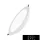 UNO LED Rundes Einbauleuchtelement mit Hintergrundbeleuchtung 26 W 4500 K
