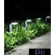 UNIVERSO Solar-Gartenlampe 5 V 2 W 200 lm 6500 k IP65 schwarz 573 x 162 x 90 mm