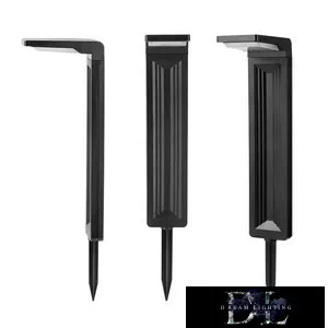 UNIVERSO Solar-Gartenlampe 5 V 2 W 200 lm 6500 k IP65 schwarz 573 x 162 x 90 mm